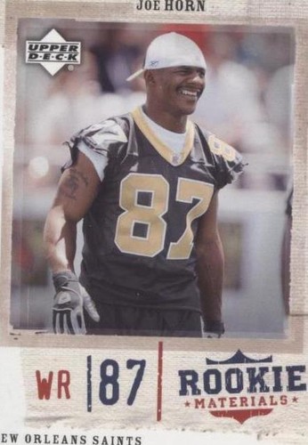 2005 Upper Deck Rookie Materials Joe Horn #56