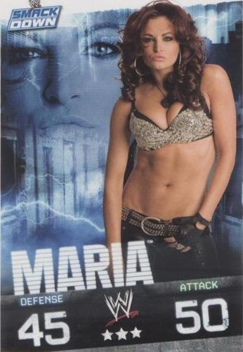 2009 Topps WWE Slam Attax Evolution - Maria #MA