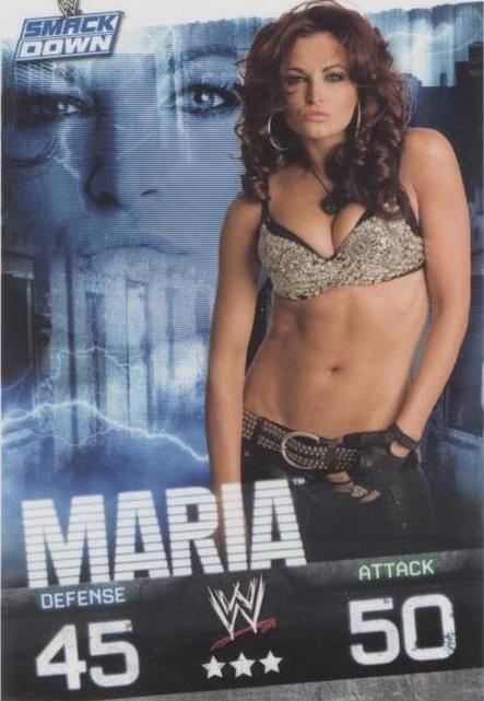 2009 Topps WWE Slam Attax Evolution - Maria #MA