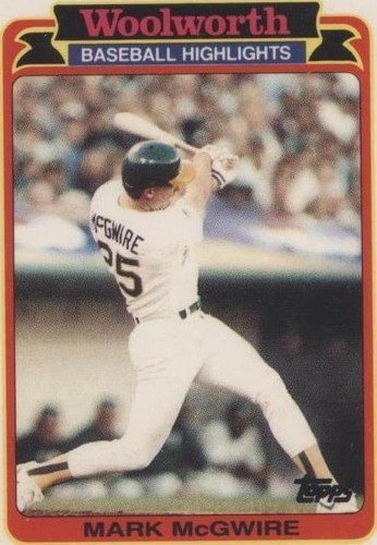 1989 Topps Woolworth Baseball Highlights - Mark McGwire #27