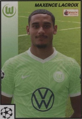 2021-22 Topps Merlin's Heritage 97 UCL Maxence Lacroix #95