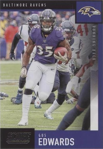 2022 Panini Chronicles Gus Edwards Ascension Auto Autograph Blue