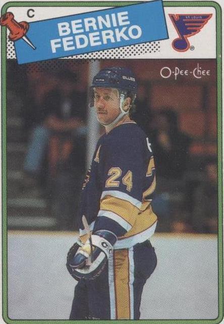 1988-89 O-Pee-Chee - Bernie Federko #81