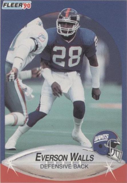 1990 Fleer Update Everson Walls #U-14