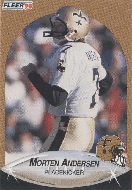 Football Sports Trading Card Singles Morten Andersen for