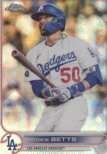2022 Topps Chrome Logofractor Edition - Mookie Betts #50