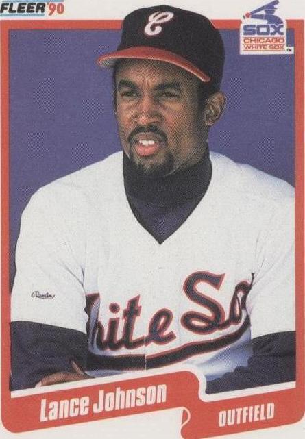 Fleer 1990 - Lance Johnson #536
