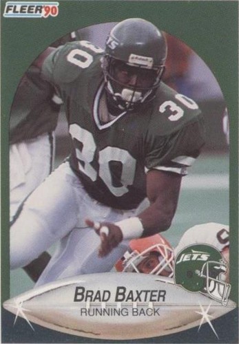 1990 Fleer Update Brad Baxter #U-74