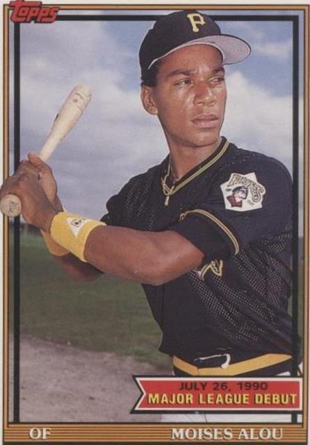 1990-91 Topps debut en Grandes Ligas 1990 - Moisés Alou #5