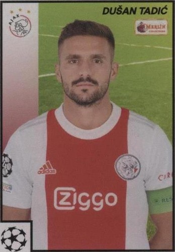 2021-22 Topps Merlin's Heritage 97 UCL Dusan Tadic #77