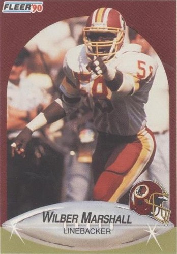 1990 Fleer Wilber Marshall #161