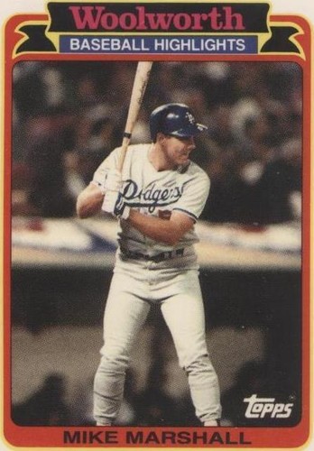 1989 Topps Woolworth Baseball Highlights - Mike Marshall #26