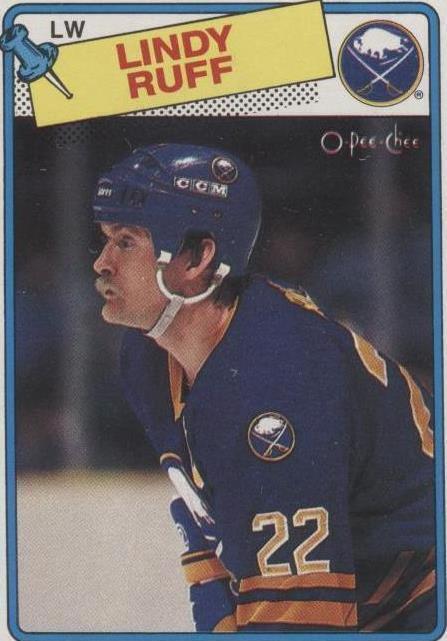 1988-89 O-Pee-Chee - Lindy Ruff #40