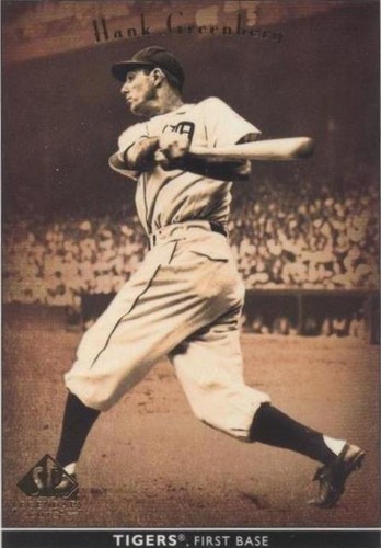 2002 SP Legendary Cuts - Hank Greenberg #32