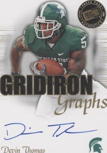 2008 Press Pass SE Devin Thomas #GG-DT