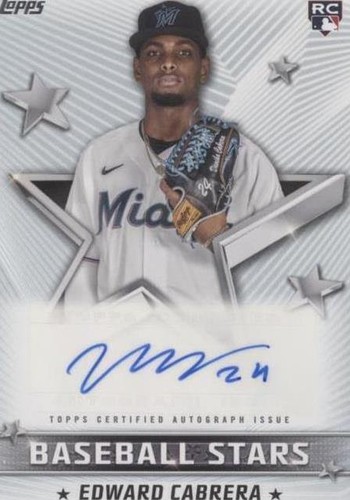 2022 Topps Series 1 - Edward Cabrera #BSA-EC