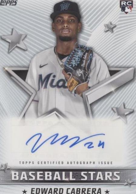 2022 Topps Series 1 - Edward Cabrera #BSA-EC