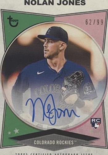 2023 Topps Brooklyn Collection - Nolan Jones #AC-NJ