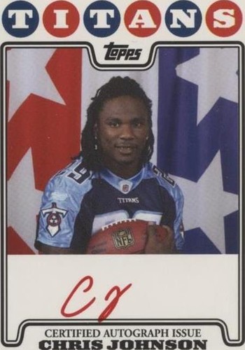 2008 Topps Chris Johnson #RPA-CJ