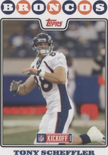 2008 Topps Kickoff Tony Scheffler #89