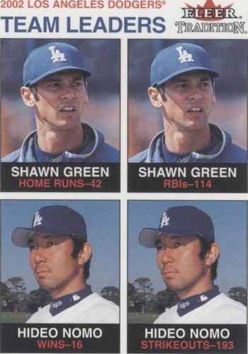 2003 Fleer Tradition - Hideo Nomo Shawn Green #15