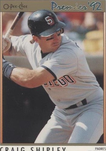 1992 O-Pee-Chee Premier - Craig Shipley #33