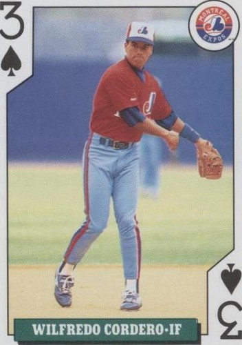 1992 Bicycle Baseball Rookies Playing Cards - Wil Cordero #3S
