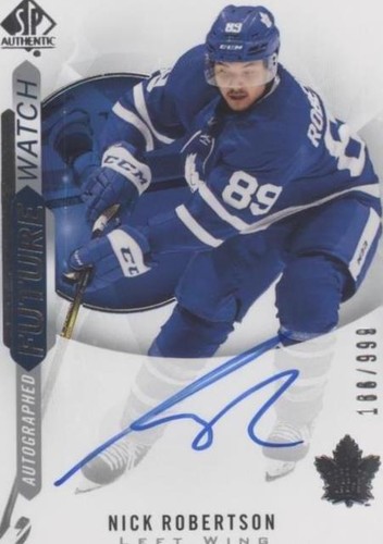 2020-21 SP Authentic - Nick Robertson #188