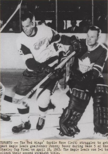 2011-12 Upper Deck Parkhurst Champions - Gordie Howe Johnny Bower #125