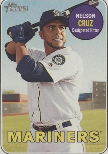 2018 Topps Heritage - Nelson Cruz #322