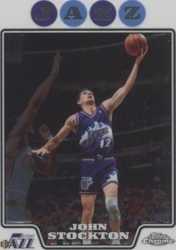 2008-09 Topps Chrome - John Stockton #166