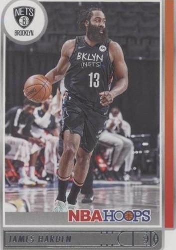 James Harden 2021-22 Panini NBA Hoops Basketball Base Card
