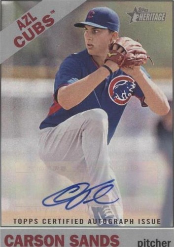 2015 Topps Heritage Minor League Edition - Carson Sands #ROA-145
