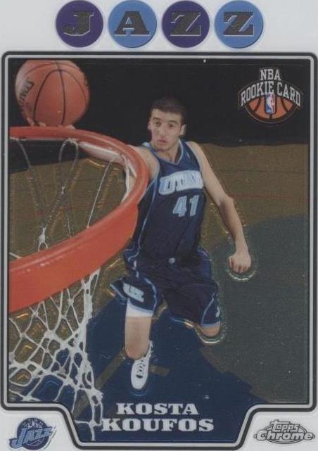 2008-09 Topps Chrome - Kosta Koufos #202