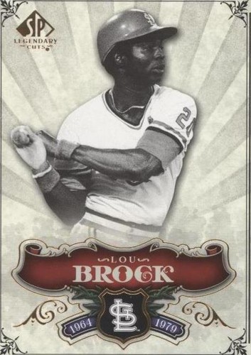 2006 SP Legendary Cuts - Lou Brock #12