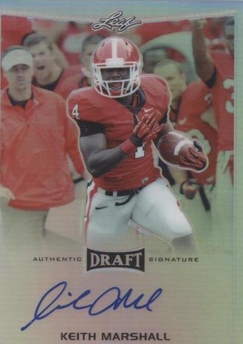 2016 Leaf Metal Draft Keith Marshall #BA-KM1