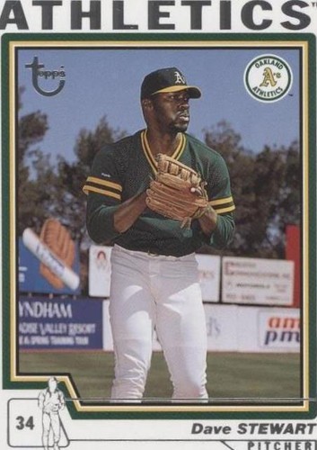 2004 Topps Retired Signature Edition - Dave Stewart #105