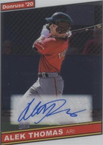 2020 Panini Donruss Optic - Alek Thomas #86S-AT