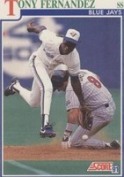 1991 Score - Tony Fernandez #432