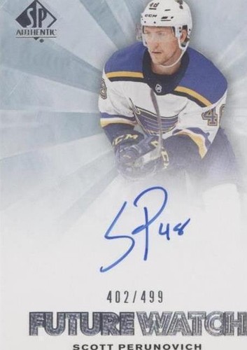 2021-22 SP Authentic - Scott Perunovich #RFWA-SP
