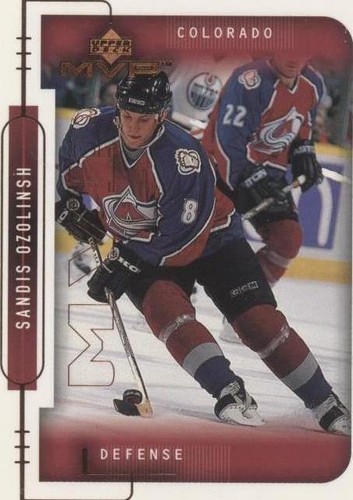 1999-00 Upper Deck MVP - Sandis Ozolinsh #56