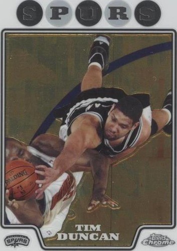 2008-09 Topps Chrome - Tim Duncan #21