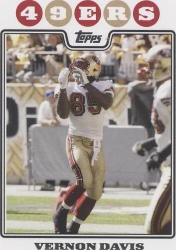 2008 Topps Vernon Davis #187