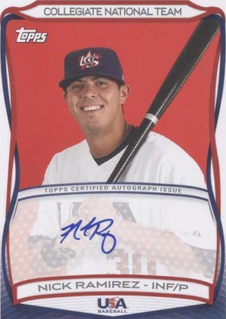 2010 Topps USA Baseball Team - Nick Ramirez #A-36