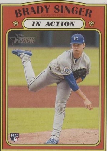 2021 Topps Heritage - Brady Singer #130