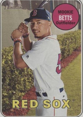 2025 Topps Heritage Mookie Betts #76PI-13 1976 PLAYER ICONS