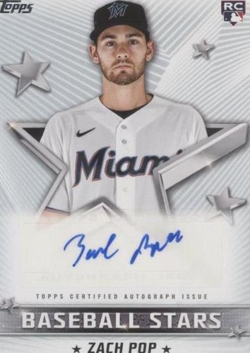 2022 Topps Series 1 - Zach Pop #BSA-ZP