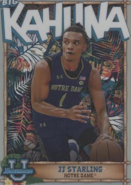 2022-23 Bowman University Chrome - J.J. Starling #TBK-19