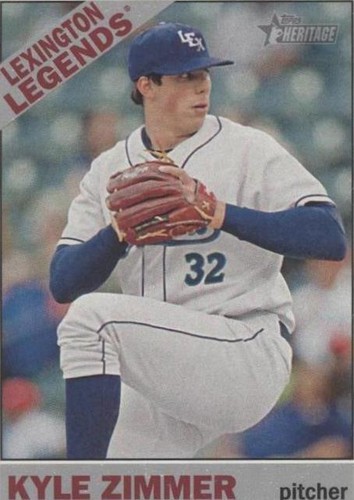 2015 Topps Heritage Minor League Edition - Kyle Zimmer #7
