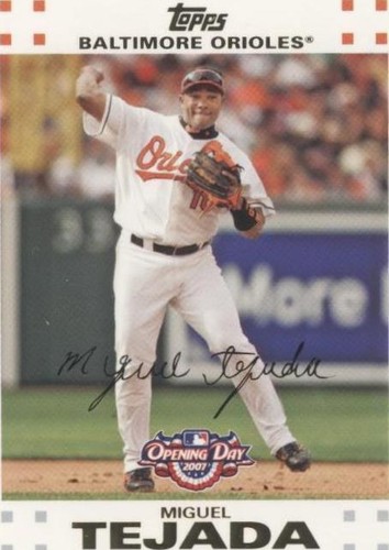 2007 Topps Opening Day - Miguel Tejada #177